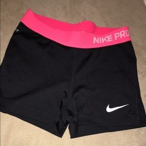 Nike pro dryfit shorts